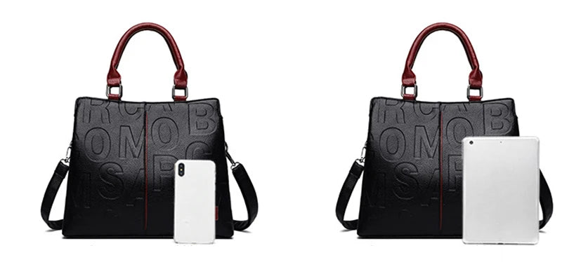 PU Leather Casual Crossbody Bags for Women Ladies Luxury Designer Tote Handbag Female Large Capacity Travel Shoulder Bag Sac