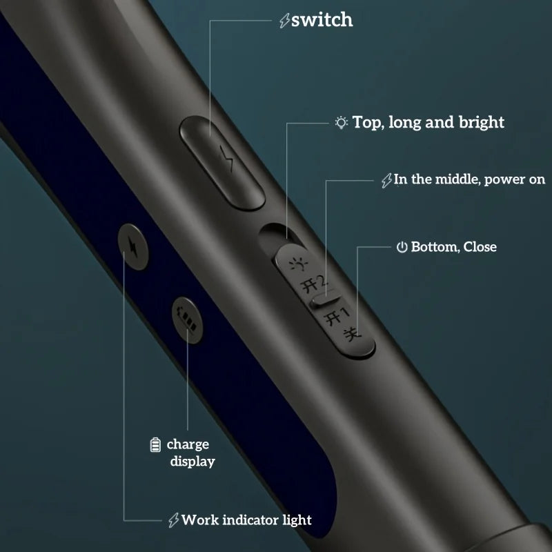 6 in 1 Retractable Mosquito Killer Swatter Racket Electric Fly Trap Bug Lamp Bat for Home House Zapper Insect Extendable Handle