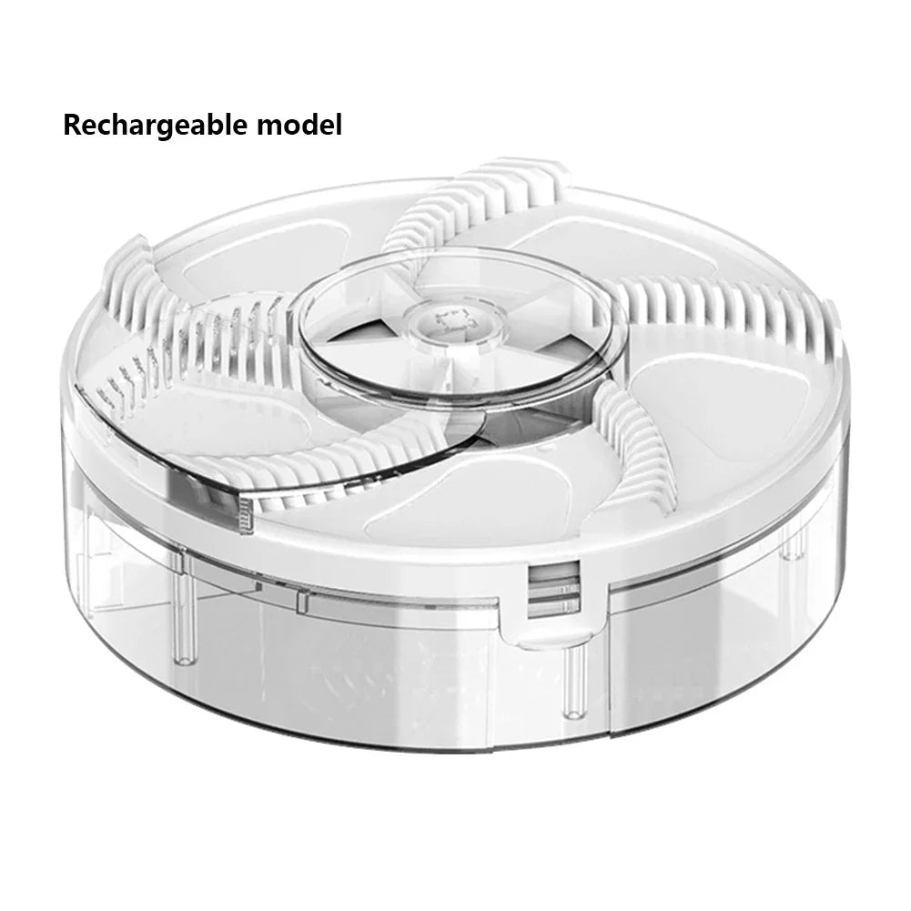 Pest Catcher Device Household Automatic Flycatcher USB Rechargeable Home Kitchen Flytrap Quiet Removable Indoor Insect Reject