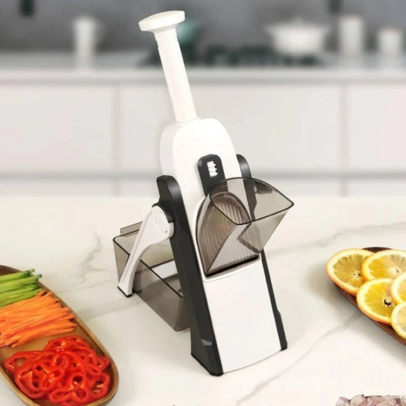 5 In 1 Vegetable Cutter Strip Cutter Adjustable Thickness Multi-Function Vegetable Cutter Safe Kitchen Accessories Gadget