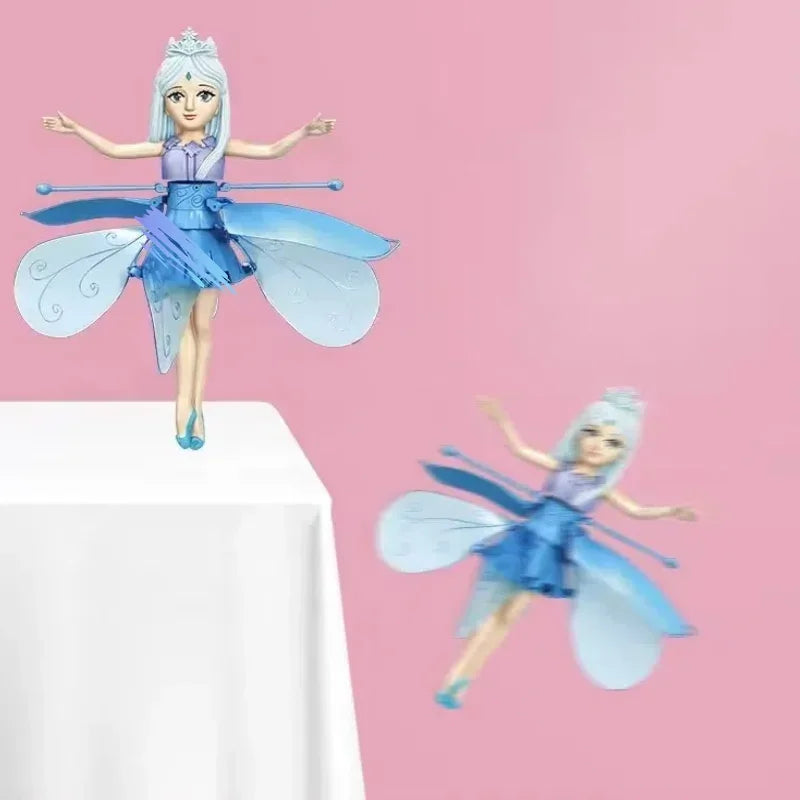 Flying Doll Dancing Simulation Helicopter Gesture Induction Machine Rotating Flying Toy Luminous Children's Toy Gift Girls Toy