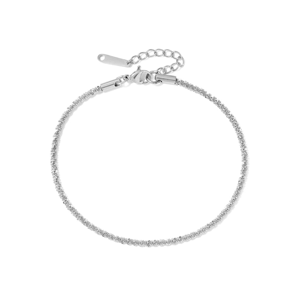 eManco Delicate Compact Cauliflower Chain Anklet Fashion Charm Women Barefoot Beach Jewelry 48 Hour Shipping