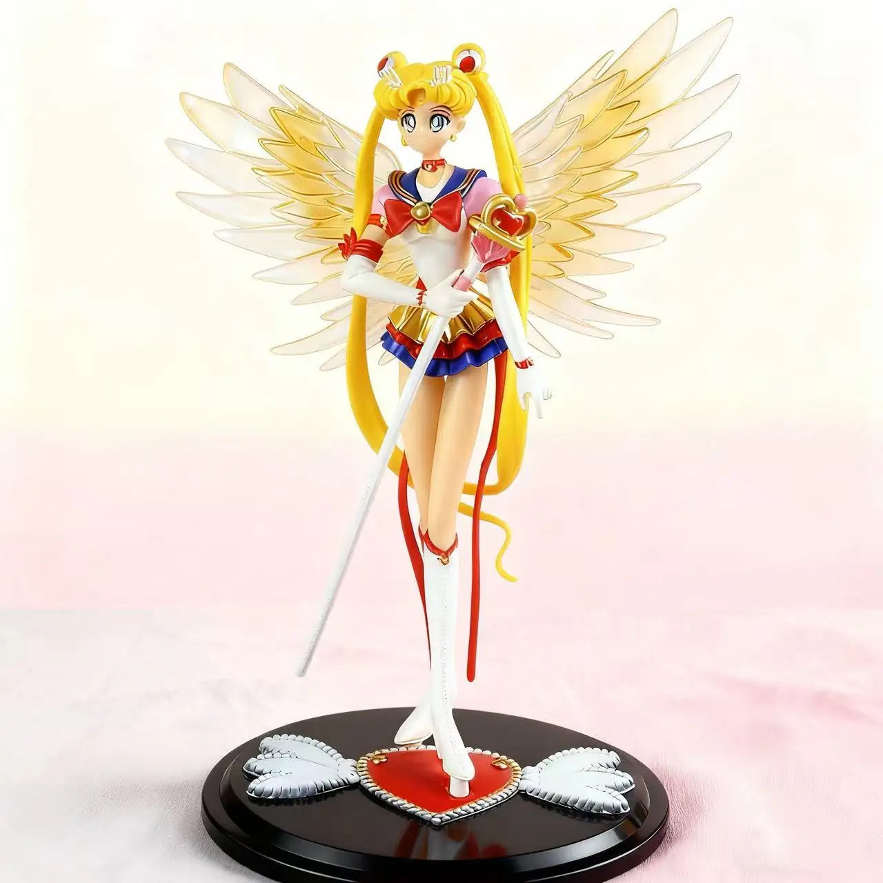 Japan Anime 16.5cm Sailor Moon Dress Queen Action Figure PVC Wedding Dress Collection Model toys for Decor Cartoon Doll Gift