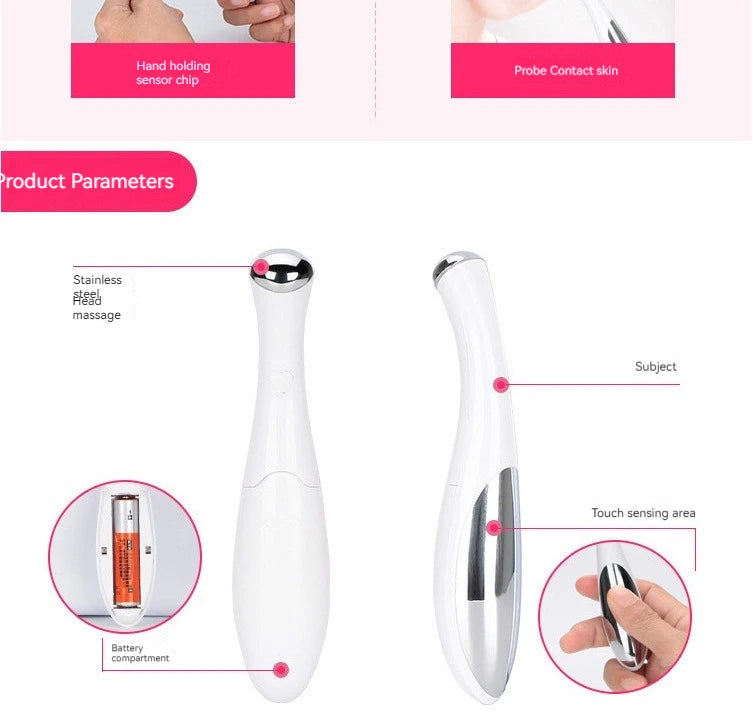 Home Electric Eye Massage Beauty Instrument Exquisite Eye Skin De-Bagging De-Watering Reduce Fine Lines Care Instrument