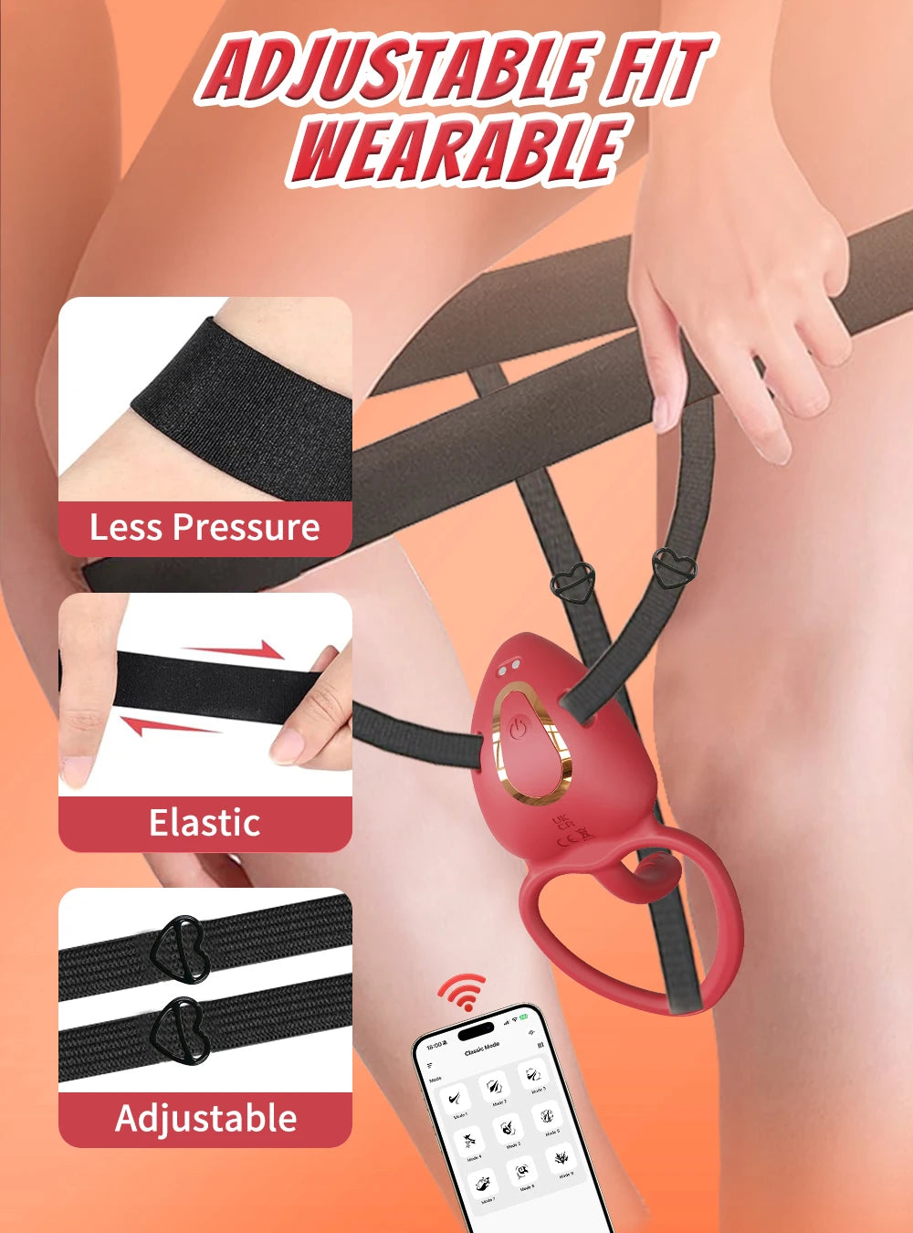 Adult Sex Toys Wearable with Panty Vibrator Female Couple Clitoral Vibrating Stimulator Sex Games Pleasure Adult Sex Toys 18