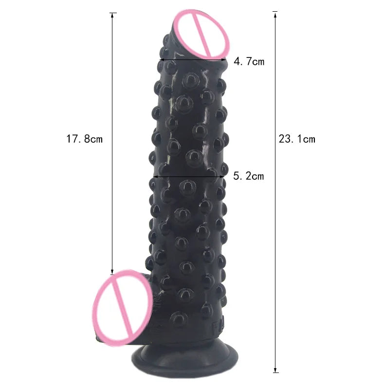 FAAK Gold Large Long Anal Plug With Suction Cup Fantasy Animal Dildos Butt Plug Sex Toys For Women Men Masturbator