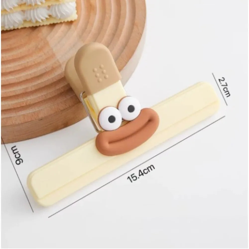 Creative Bag Clip Food Sealing Clip Food Packaging Preservation Kitchen Gadgets Decorative Refrigerator Storage Kitchen Items