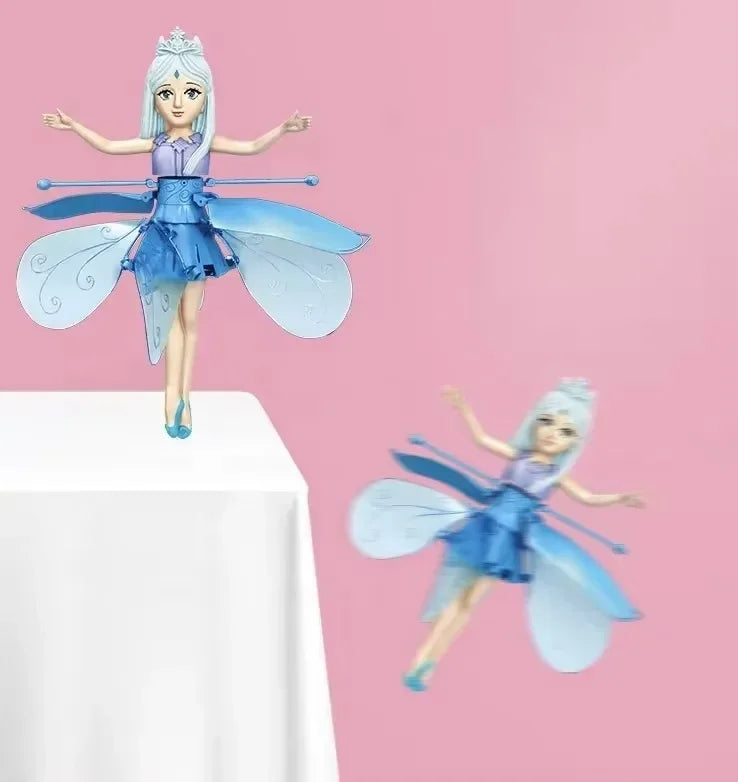 Flying Doll Dancing Simulation Helicopter Gesture Induction Machine Rotating Flying Toy Luminous Children's Toy Gift Girls Toy