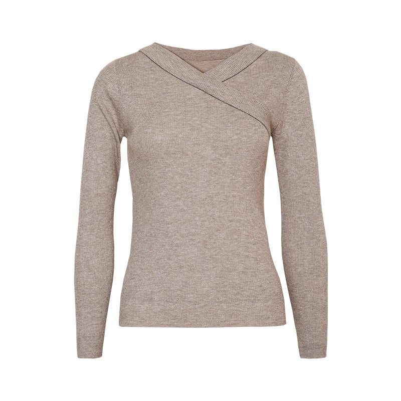 BC-291 Thin Top Quality For Women Knitted Woolen Pullover Wool Women's Sweater Knitwear Women Clothes