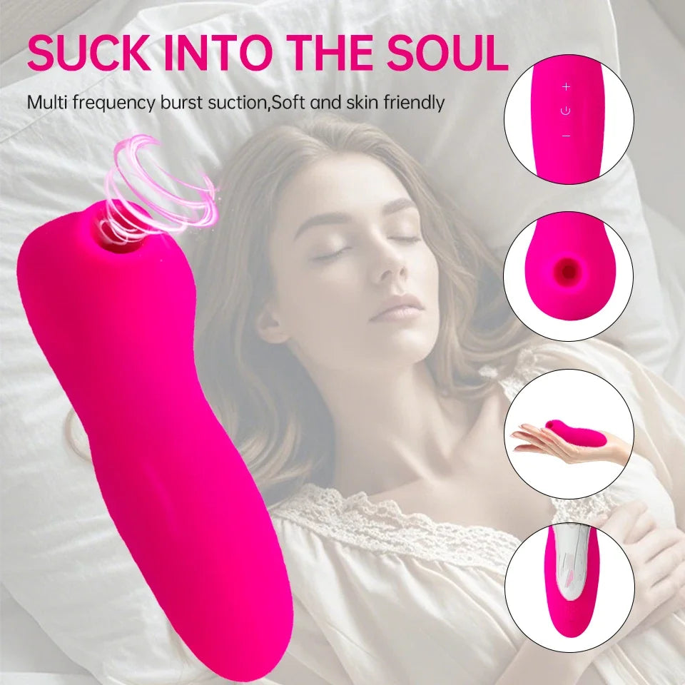 Sex Toys for Woman Toy Vibrator Sucking Vibrator Female Clit Nipple Oral Vacuum Stimulator Massager Sex Toys for Women Couples