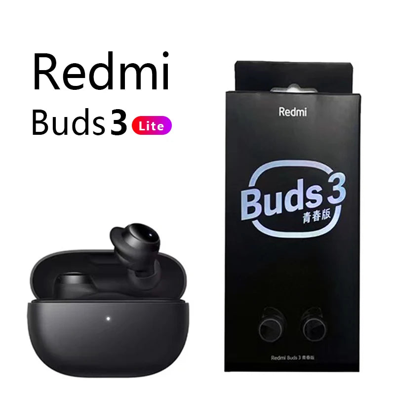 Original Xiaomi Redmi Buds 3 Lite Earbuds TWS Ture Wireless Headphones with Microphone Fone Bluetooth Headphones Buds 3 Headset