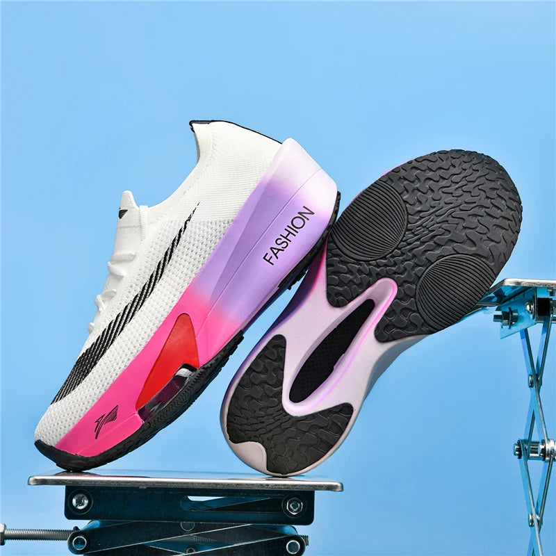 Air cushion Running Shoes Speciality Marathon Men Sports Breathable Lightweight Women's Comfortable Athletic Nonskid Sneakers