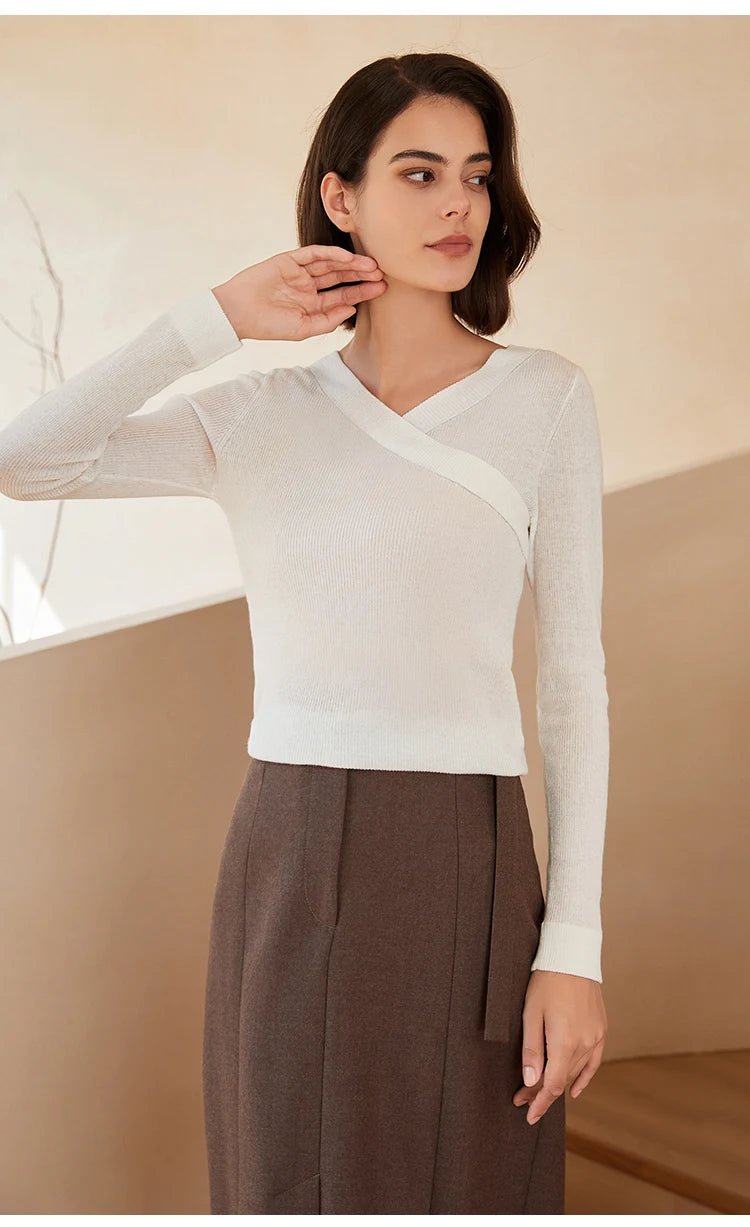 BC-291 Thin Top Quality For Women Knitted Woolen Pullover Wool Women's Sweater Knitwear Women Clothes