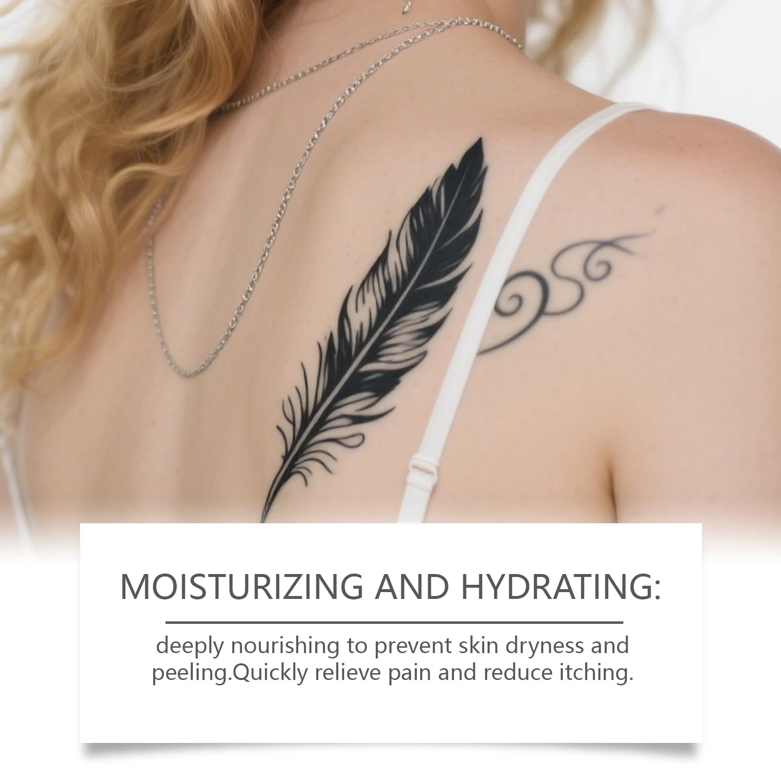 Tattoo care gel gentle formula cleans, comfortable, moisturizes and cares for the skin tattoo color care gel