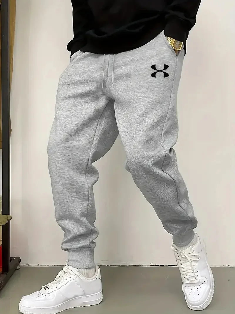 2025 Autumn/Winter New Men's Sportswear Pants, Outdoor Thickened Jogging Pants, Fashionable Men's and Women's Casual Pants