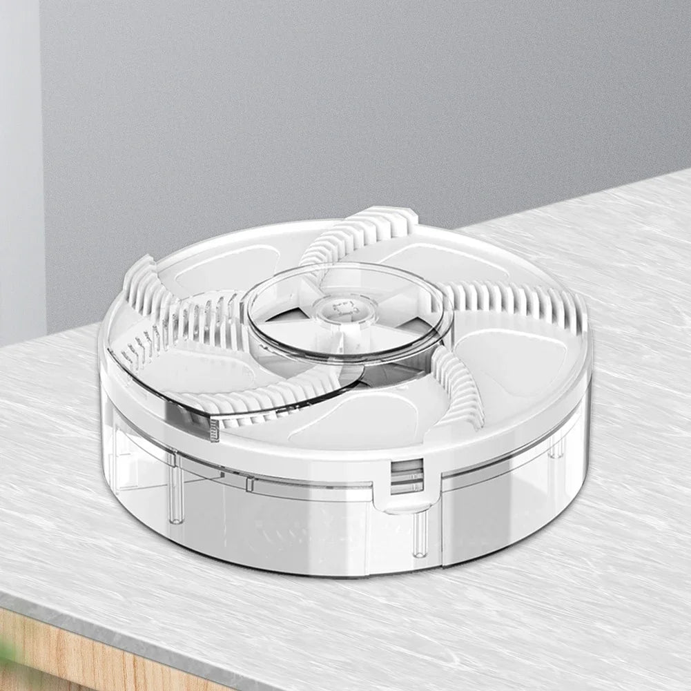 Pest Catcher Device Household Automatic Flycatcher USB Rechargeable Home Kitchen Flytrap Quiet Removable Indoor Insect Reject