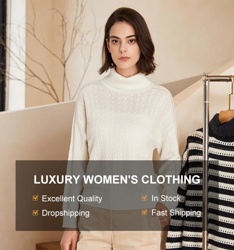 BC-291 Thin Top Quality For Women Knitted Woolen Pullover Wool Women's Sweater Knitwear Women Clothes