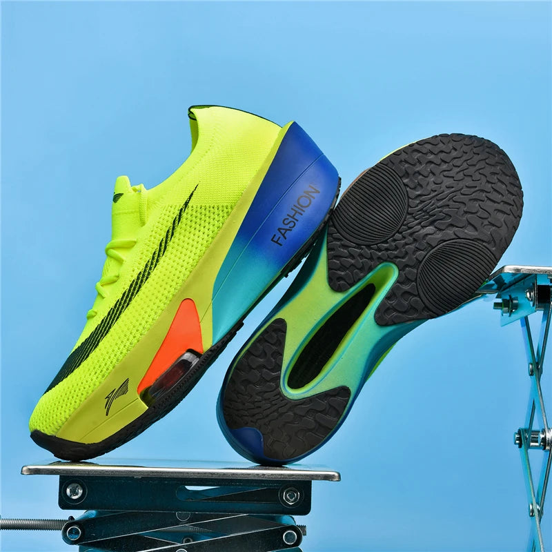 Air cushion Running Shoes Speciality Marathon Men Sports Breathable Lightweight Women's Comfortable Athletic Nonskid Sneakers