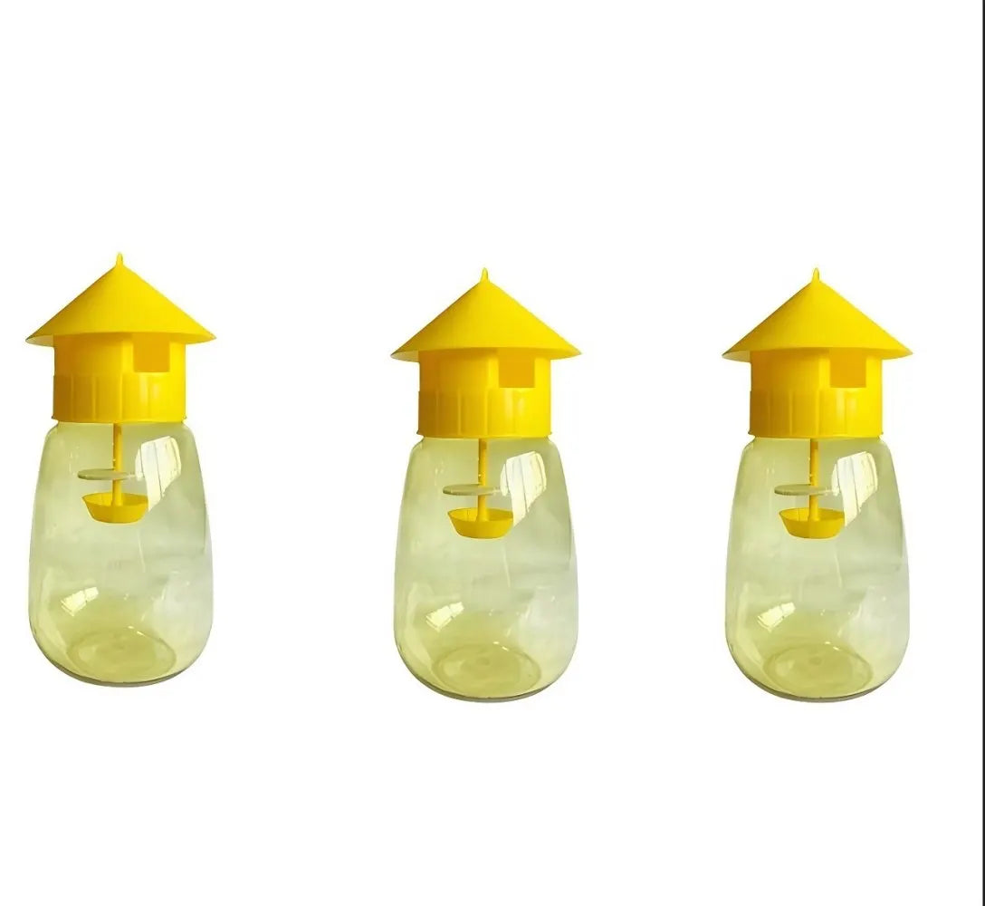 Plastic Fruit Fly Trap Killer Drosophila Trap Anti Fly Fruit Fly Killer Catcher Orchard Insect Trap Pest Control Fly Bee Trap