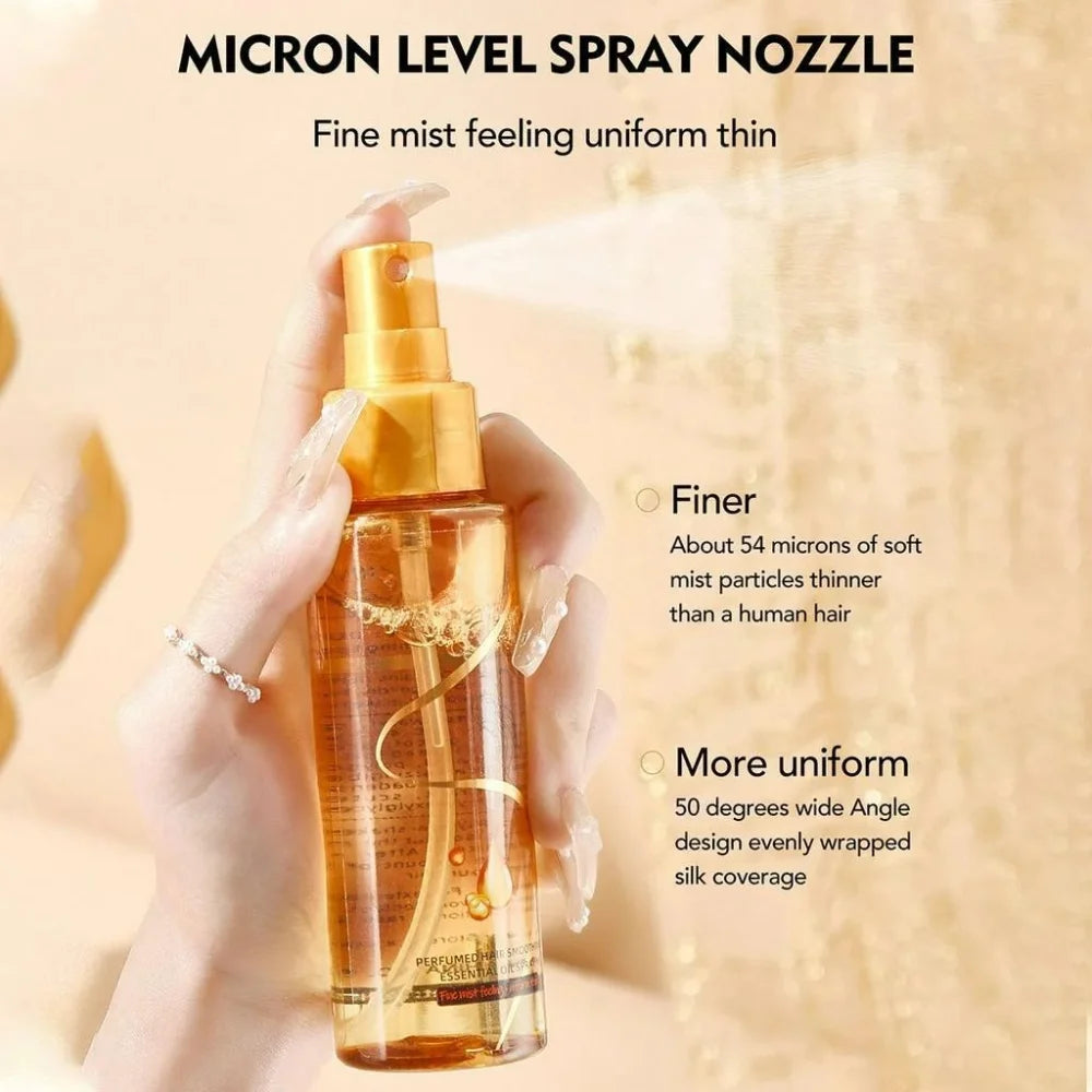 Hair Care Essential Oil Spray, Nourishing & Repair, Smooth Shiny Finish, Long-Lasting Fragrance, Easy Use for All Hair Types
