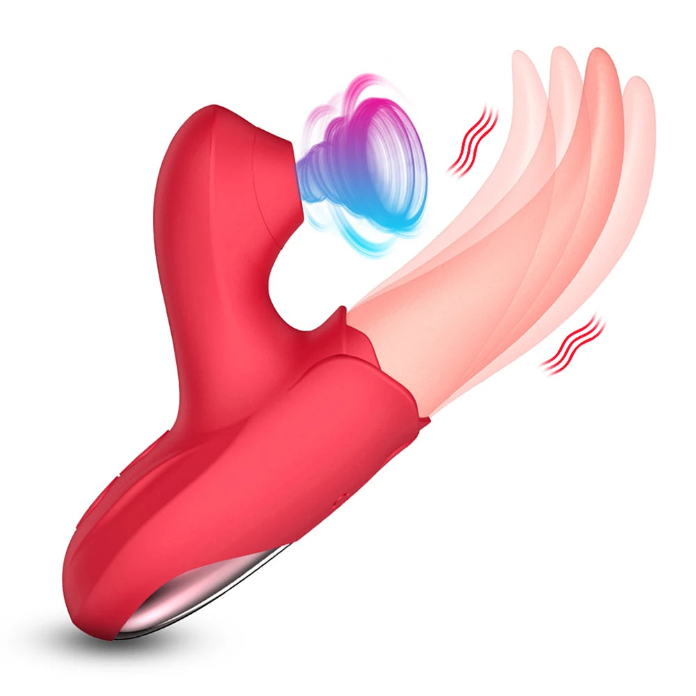 Sex Toys Vibrator Tongue Licking Nipple Clitoris Stimulator Vibration Women Couple Sexy Adult Female Vibrator Toys