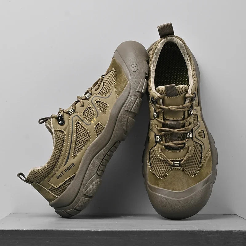 New Mesh Shoes Breathable Summer Shoes for Men Beach Casual Wear Sandals Man Quick Dry Wading Aqua Shoes Male Treking Footwear