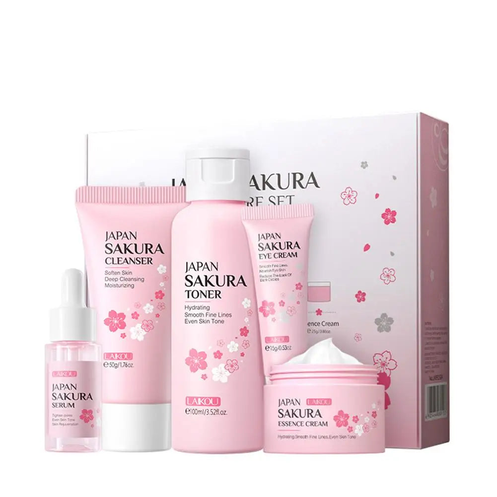BIOAOUA Centella Asiatica Soothing and Repairing Six-Piece Set Whitening Firming Anti-aging Beauty Facial Skincare Set
