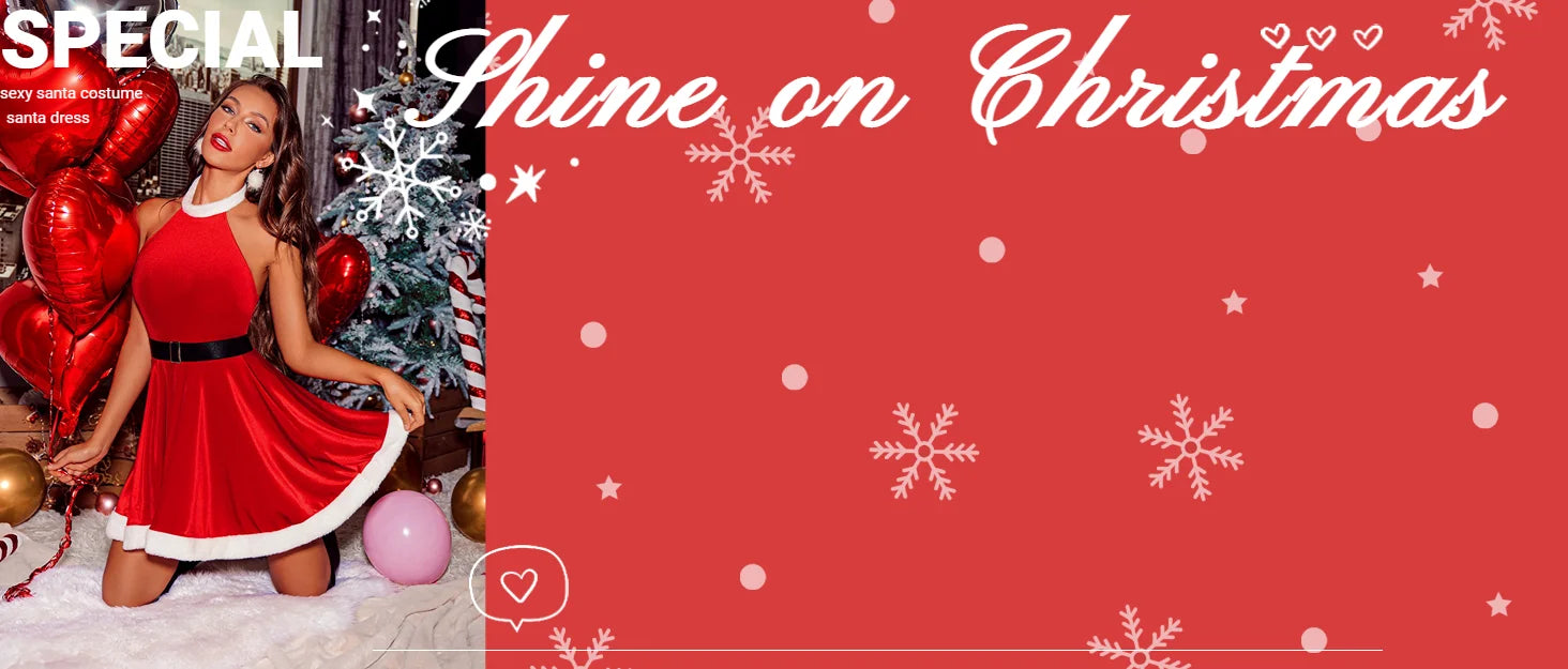 Christmas Dress Sexy Dress for Christmas Night, Halter Neck Mini Dress, Sexy Velvet Party Dress For Women