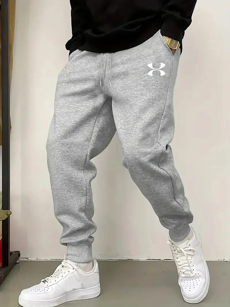 2025 Autumn/Winter New Men's Sportswear Pants, Outdoor Thickened Jogging Pants, Fashionable Men's and Women's Casual Pants