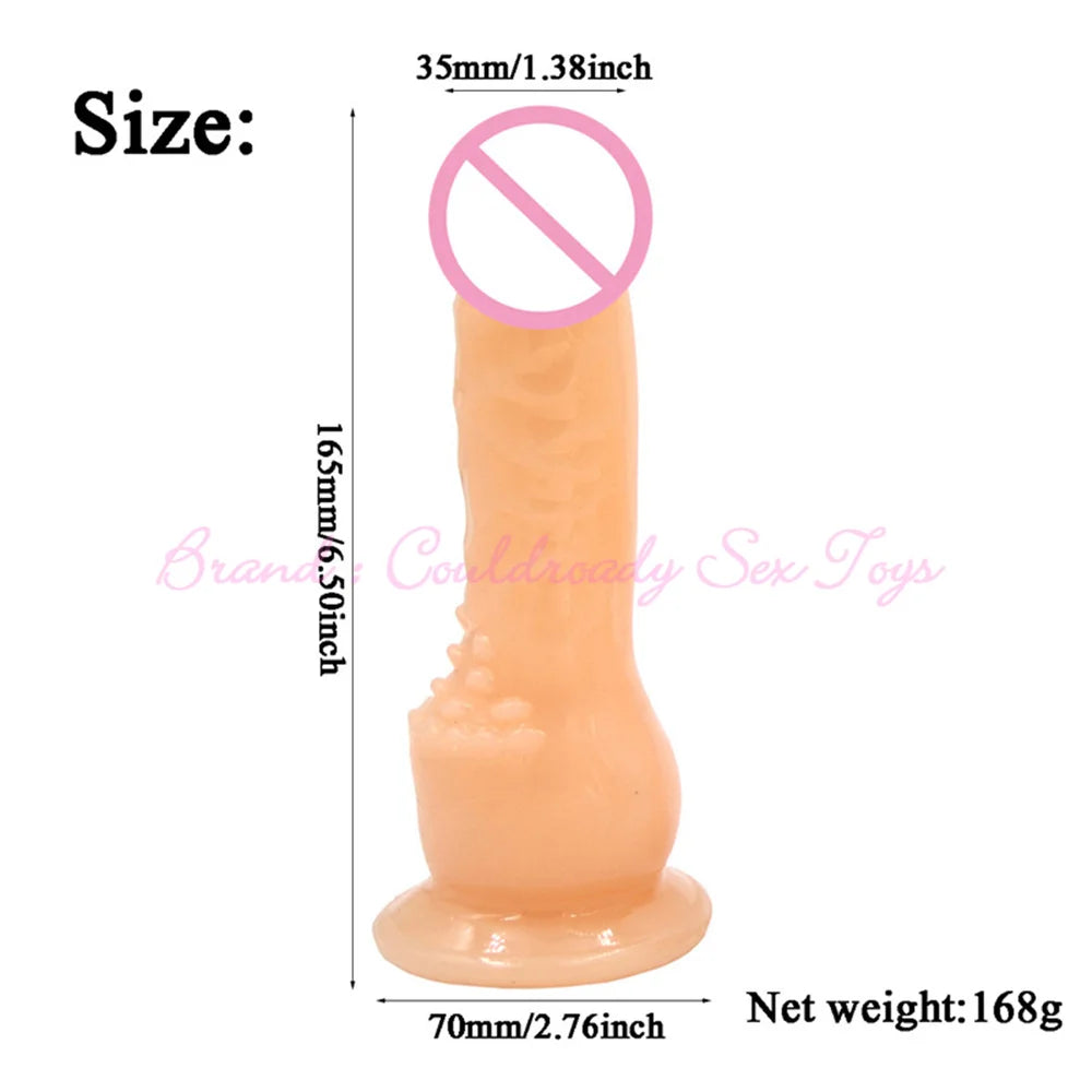 Soft Realistic Enorme Female TPR Penis Head Strap On Dildos Replacement Anal Sex Toys