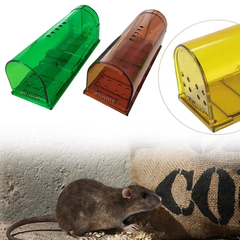 Reusable Mouse Trap Cage - Humane No Kill Rodent Catcher for Pet Control 1Pc Mouse Trap Cage Strong Mousetrap L1A1