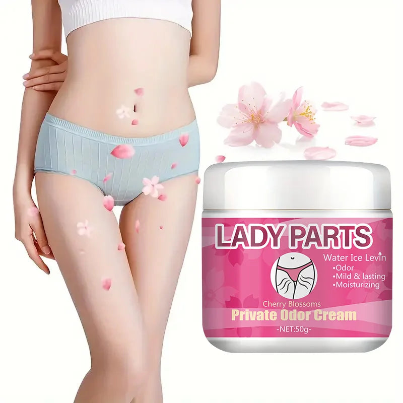 50g* Women's Care Cream Contains Glycerin, Mineral Oil, Gently Deodorizes and Cleanses the Body's Skin, Maintains Refreshing and Moisturizing, Cares for the Skin, and Daily Use