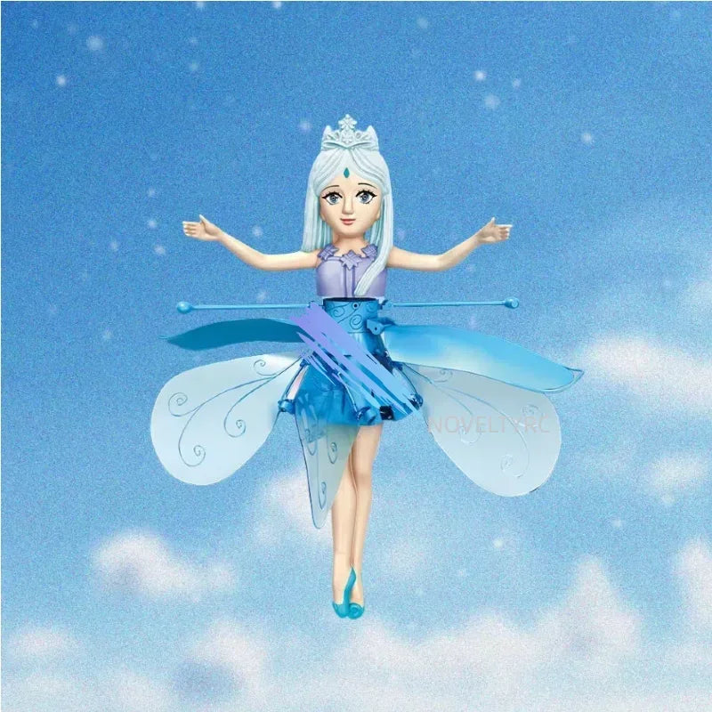 Flying Doll Dancing Simulation Helicopter Gesture Induction Machine Rotating Flying Toy Luminous Children's Toy Gift Girls Toy