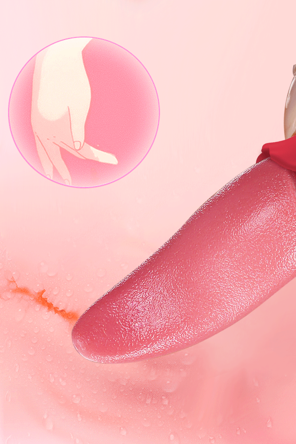 Sex Toys Vibrator Tongue Licking Nipple Clitoris Stimulator Vibration Women Couple Sexy Adult Female Vibrator Toys