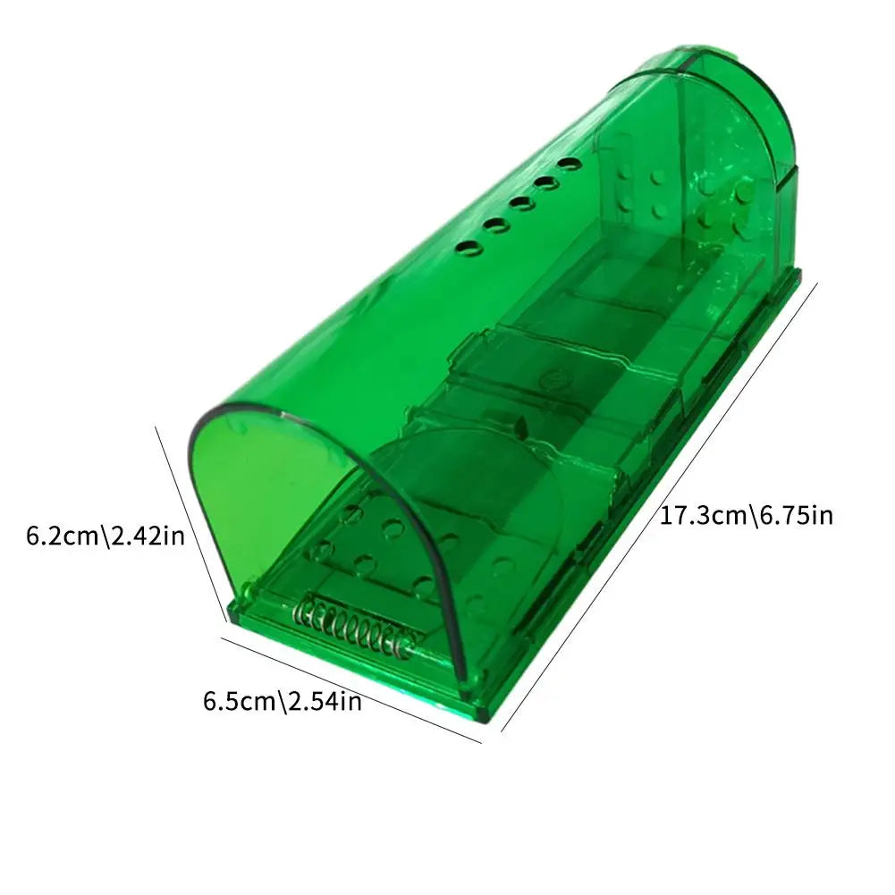 Reusable Mouse Trap Cage - Humane No Kill Rodent Catcher for Pet Control 1Pc Mouse Trap Cage Strong Mousetrap L1A1