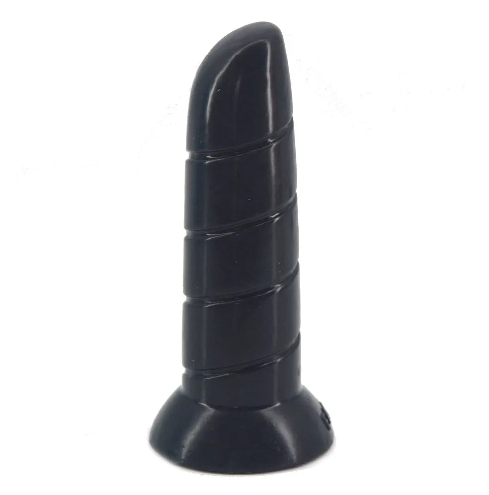 FAAK Gold Large Long Anal Plug With Suction Cup Fantasy Animal Dildos Butt Plug Sex Toys For Women Men Masturbator