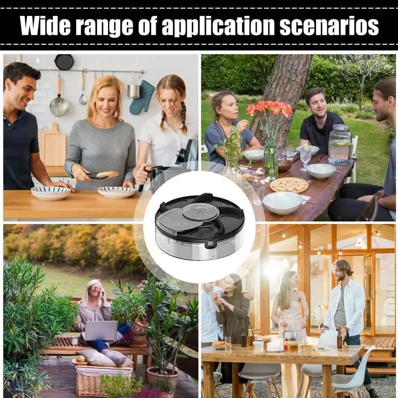 Automatic Fly Catcher Electric Fly Trap Catcher Device Indoor Rechargeable Rotating Repel Tool Household Flying Control For Gnat