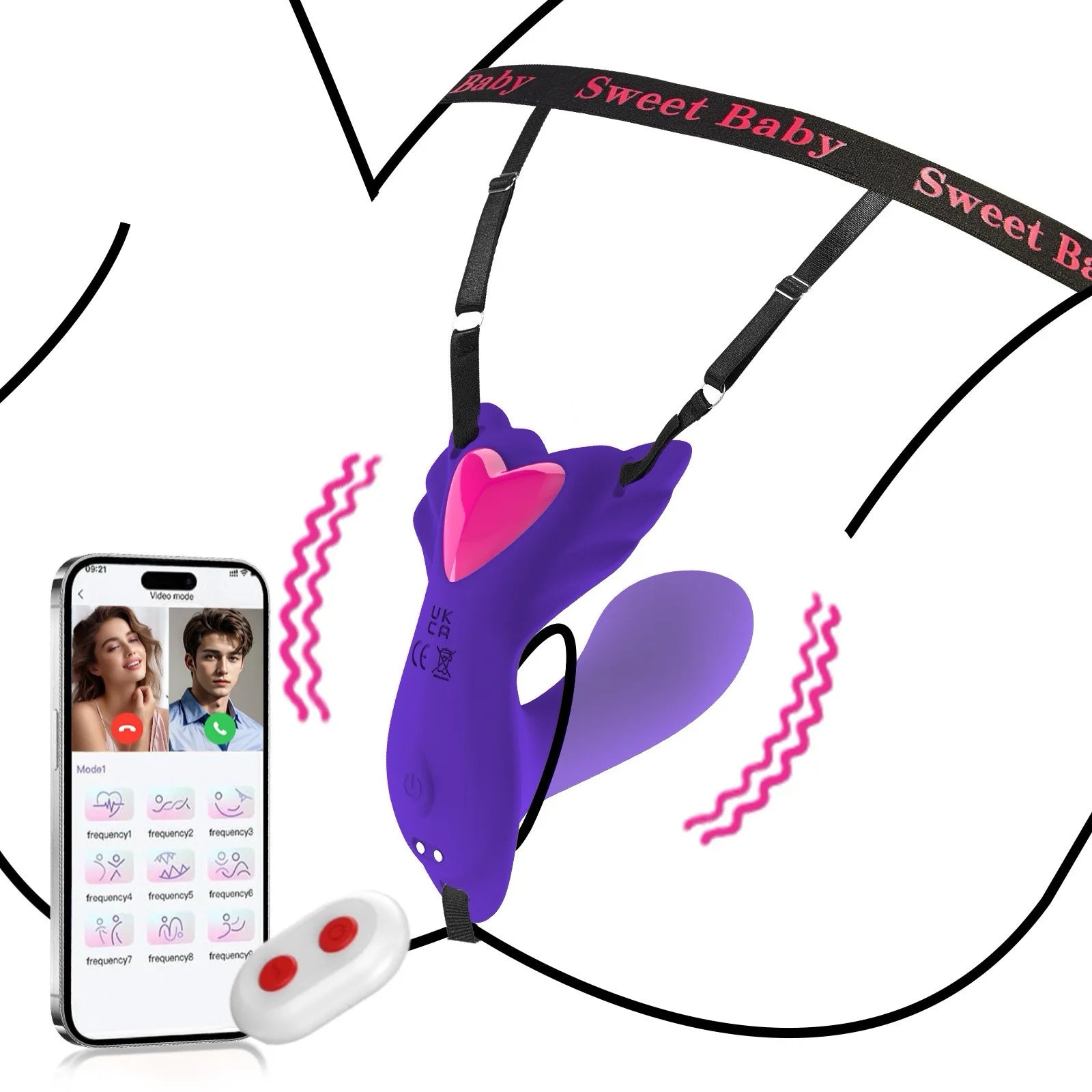 Adult Sex Toys Wearable with Panty Vibrator Female Sex Toy Vibrating Penis Ring Clitoral Stimulator Couple Adult Sex Toys 18