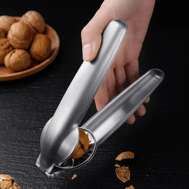 2in1 Chestnut Machine Kitchen Accessori Stainless Steel Chestnut Cracker Opener Sheath Cutter Metal Nuts Clip Walnut Pliers Tool