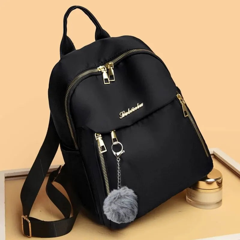 Backpacks Simple Large Capacity New Black Travel Bag For Women Solid Harajuku Student Schoolbag Backpack Unisex Bags High Street