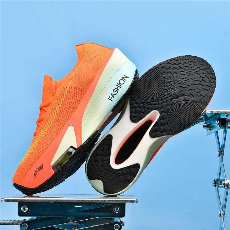 Air cushion Running Shoes Speciality Marathon Men Sports Breathable Lightweight Women's Comfortable Athletic Nonskid Sneakers