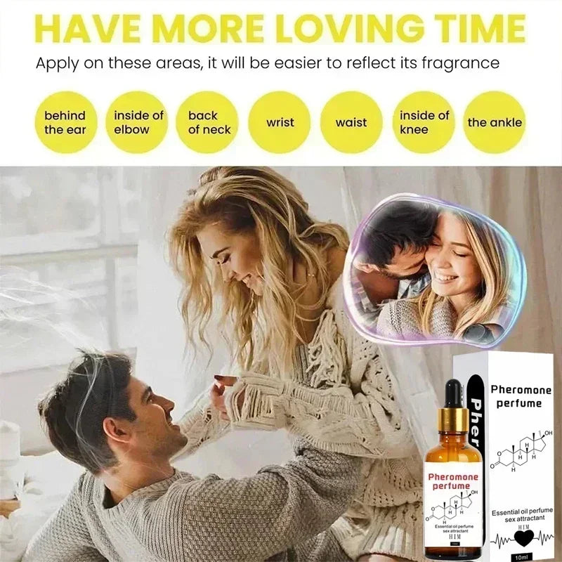 New sex pheromone perfume attracts the opposite sex perfume seduces and enhances your natural charm