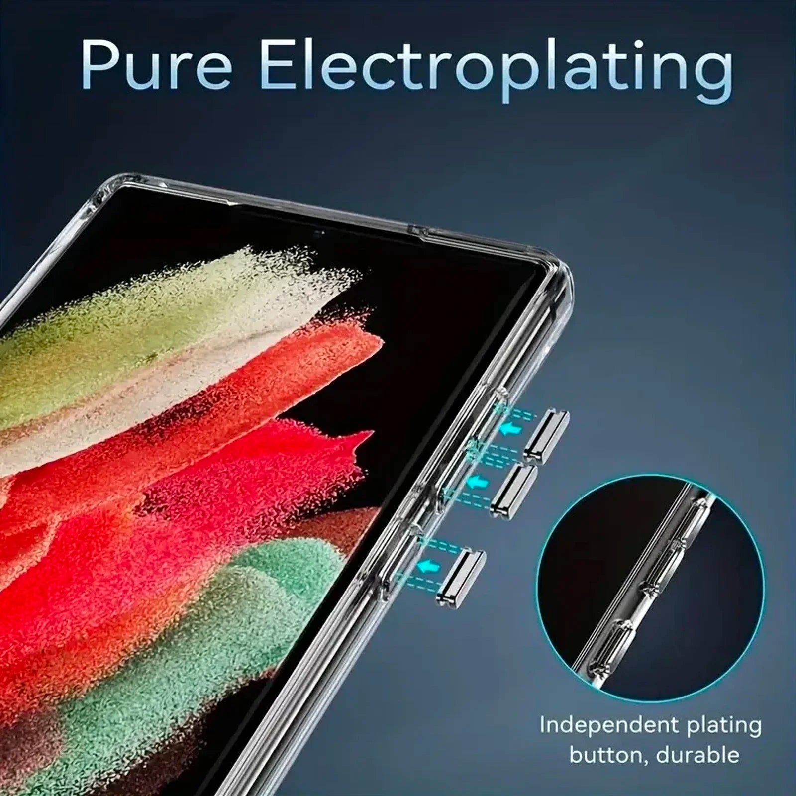 UYUXIO Kickstand Clear Mobile Phone Case for Samsung Galaxy S25 Ultra Plus S24 S23 FE S22 Stand Cases Back Cover with Holder