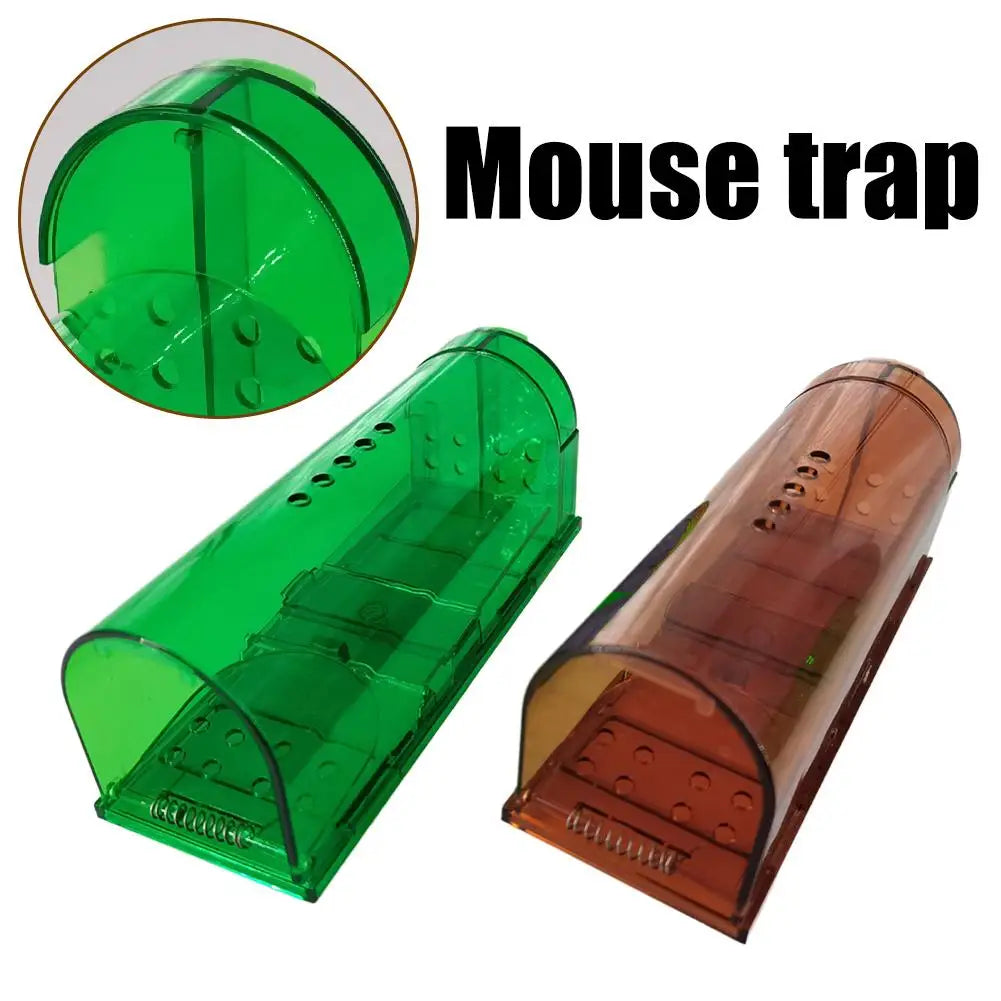Reusable Mouse Trap Cage - Humane No Kill Rodent Catcher for Pet Control 1Pc Mouse Trap Cage Strong Mousetrap L1A1
