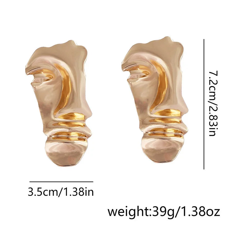 Light luxury, unique and cool style, creative design, irresistible temperament, facial mask, jewelry set