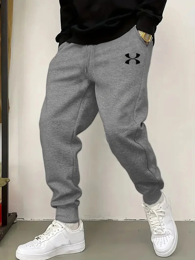 2025 Autumn/Winter New Men's Sportswear Pants, Outdoor Thickened Jogging Pants, Fashionable Men's and Women's Casual Pants