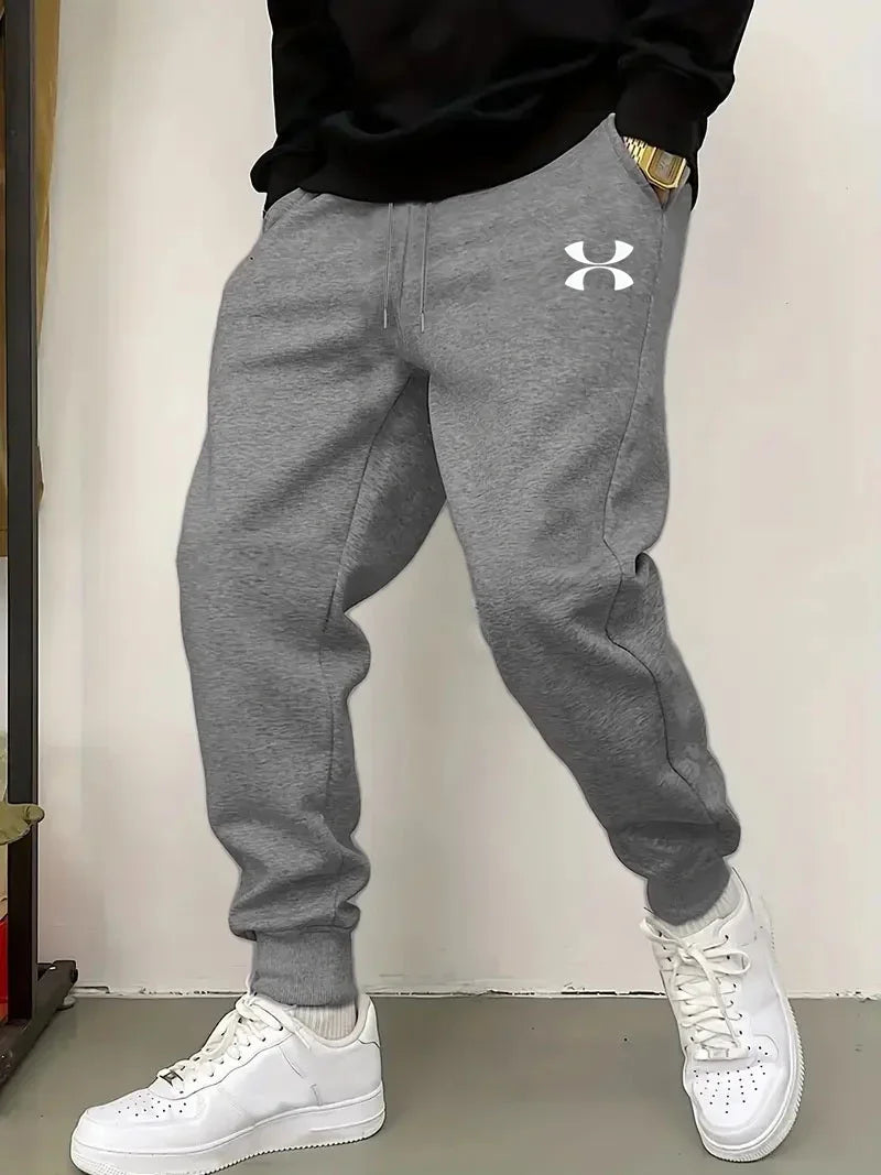 2025 Autumn/Winter New Men's Sportswear Pants, Outdoor Thickened Jogging Pants, Fashionable Men's and Women's Casual Pants