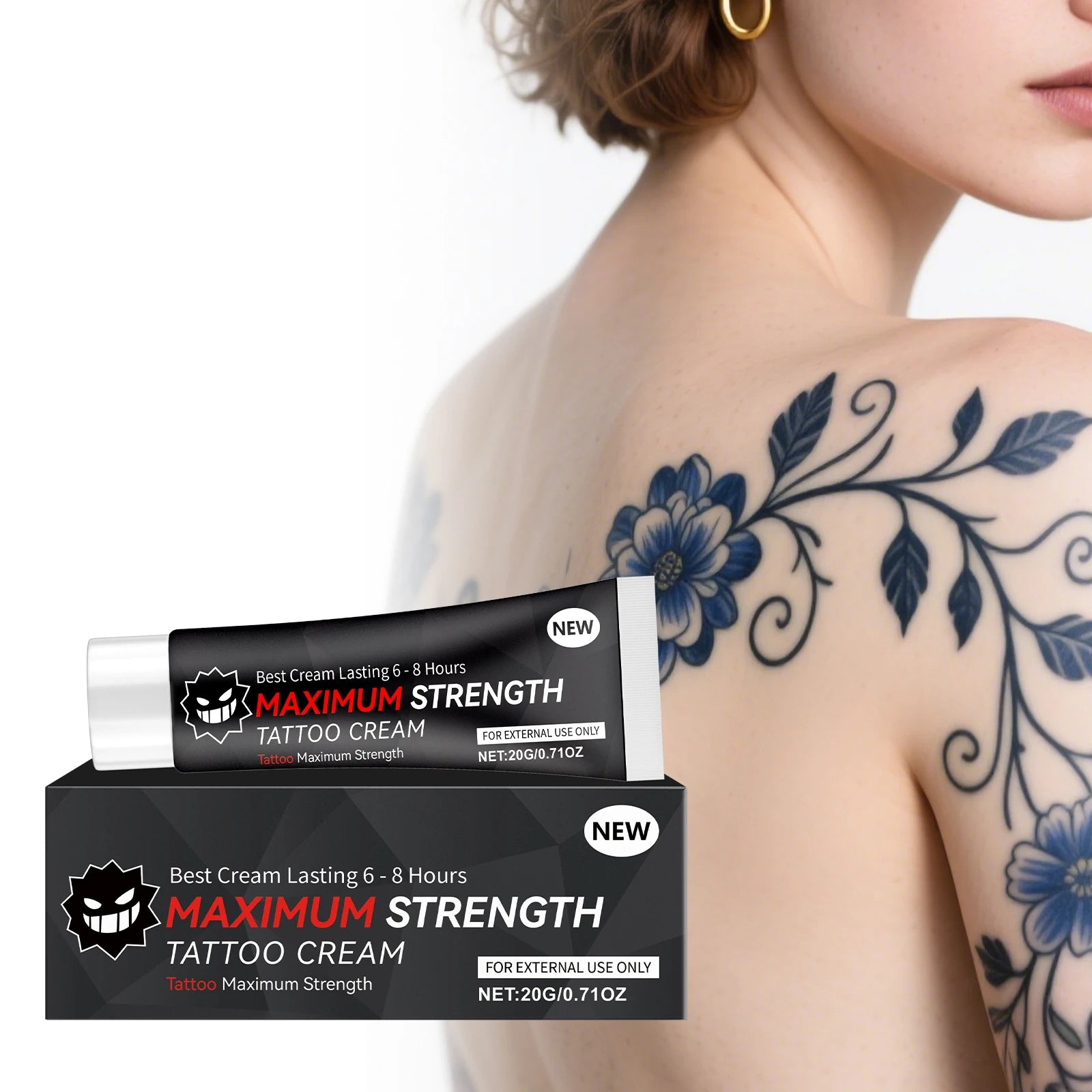 Tattoo care gel gentle formula cleans, comfortable, moisturizes and cares for the skin tattoo color care gel