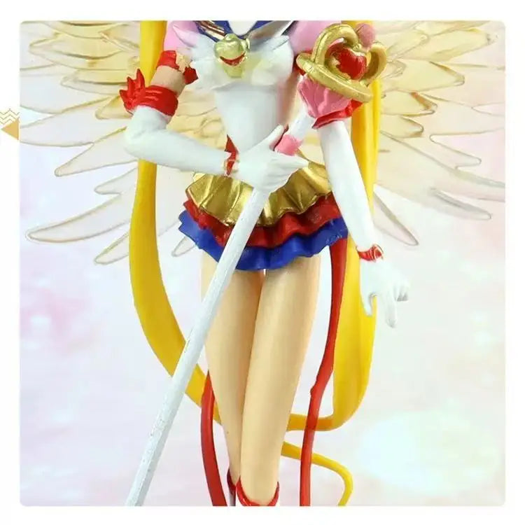 Japan Anime 16.5cm Sailor Moon Dress Queen Action Figure PVC Wedding Dress Collection Model toys for Decor Cartoon Doll Gift