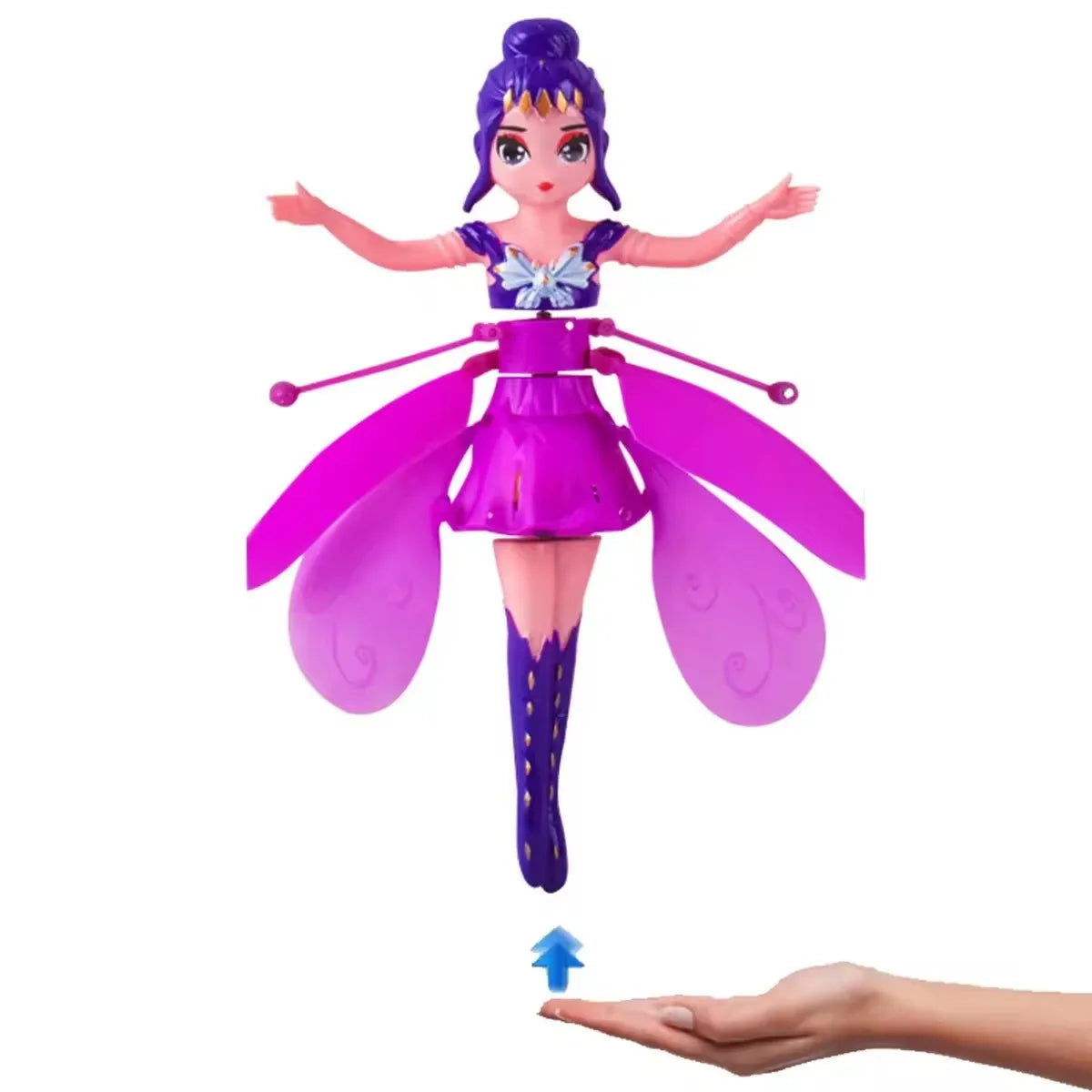 @@@Rotating Luminous Princess Helicopter Doll Dancing Airplane Gesture Induction Luminous Flying Toy Christmas Gift Holiday Gift